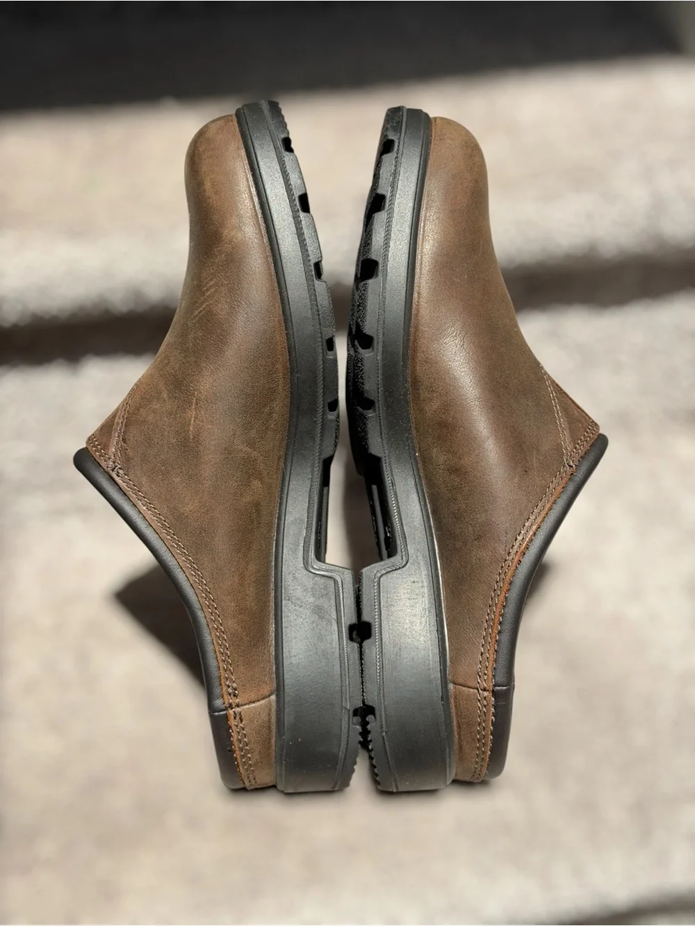 NEW Blundstone Originals #2421 Antique Brown Leather‎ Mule Clogs Men’s US 10
